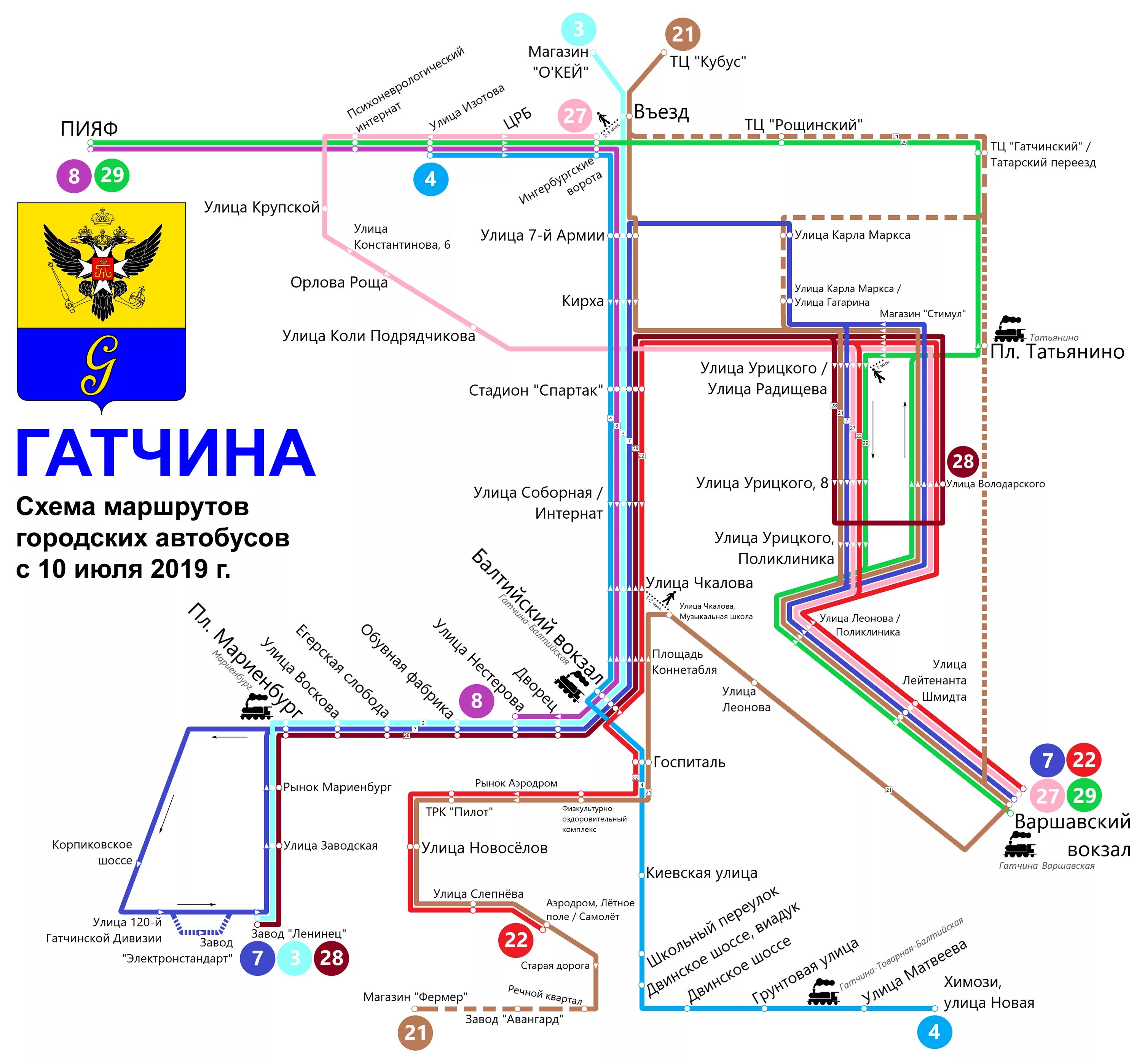 Автобус 3 гатчина. Схема 21 автобуса Гатчина. Маршруты автобусов Гатчина. Маршрут 22 автобуса Гатчина. Гатчина городские автобусы маршруты.