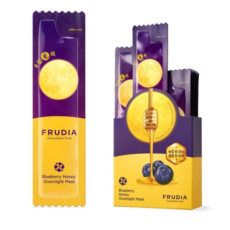 Frudia Blueberry Honey overnight Mask. Frudia 20 шт. Blueberry Honey overnight Mask увлажняющая ночная маска. Frudia, ночная маска для лица Blueberry Honey,. Ночная маска для лица с черникой и медом Blueberry Honey overnight Mask Frudia.