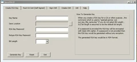Openssl key