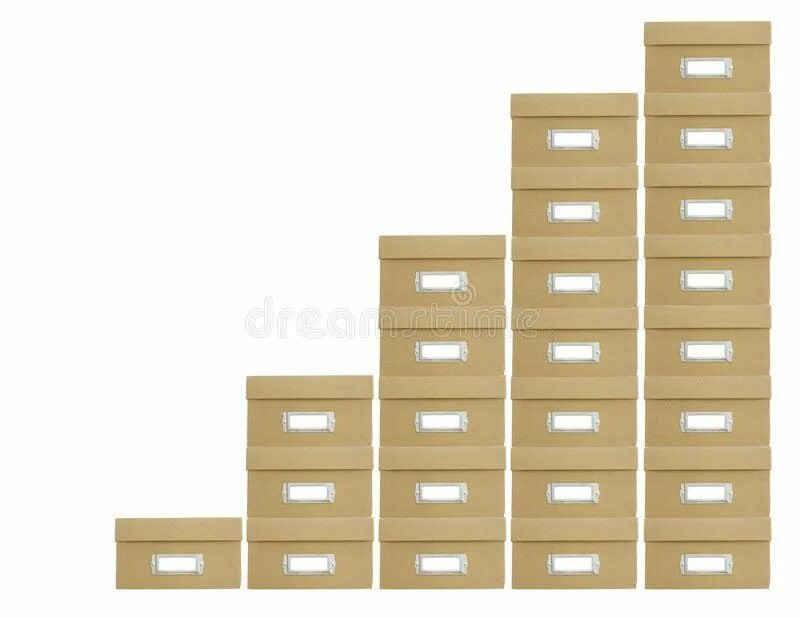 Box stack. Stack of boxes colouring page.