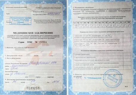 Медицинское заключение срок годности