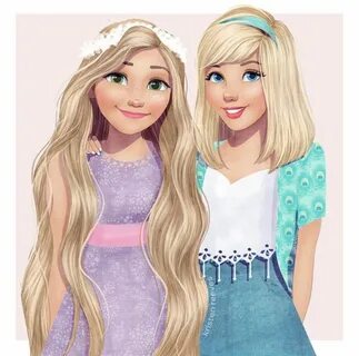 Рисунок двух сестер