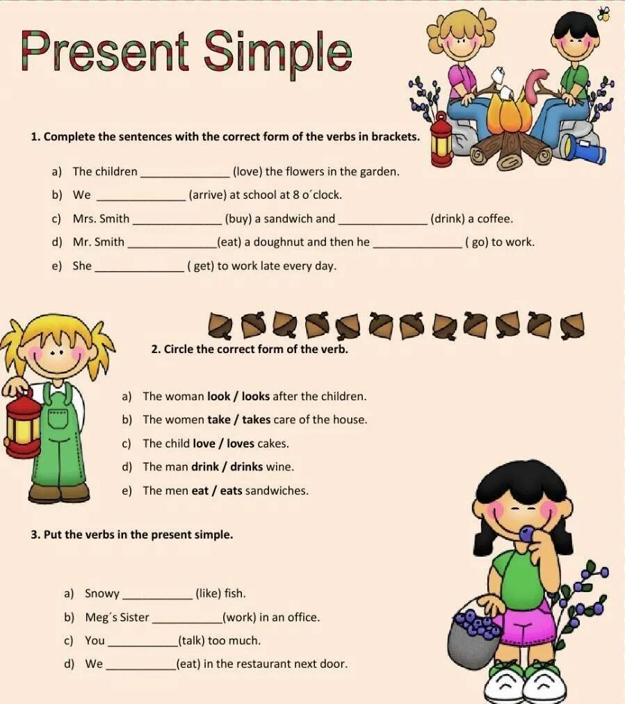 Present simple Worksheets. Worksheets for present simple. Английский present simple Worksheet. Презент Симпл Worksheets.