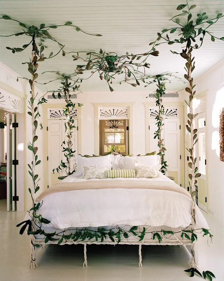 coordinating but not matching nightstands Contemporary bedroom, Mismatched night