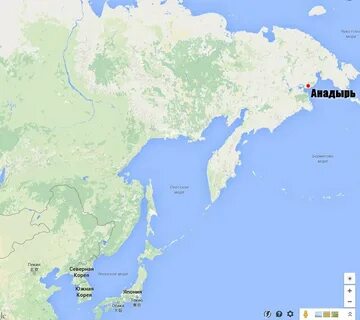 Карта рек чукотки