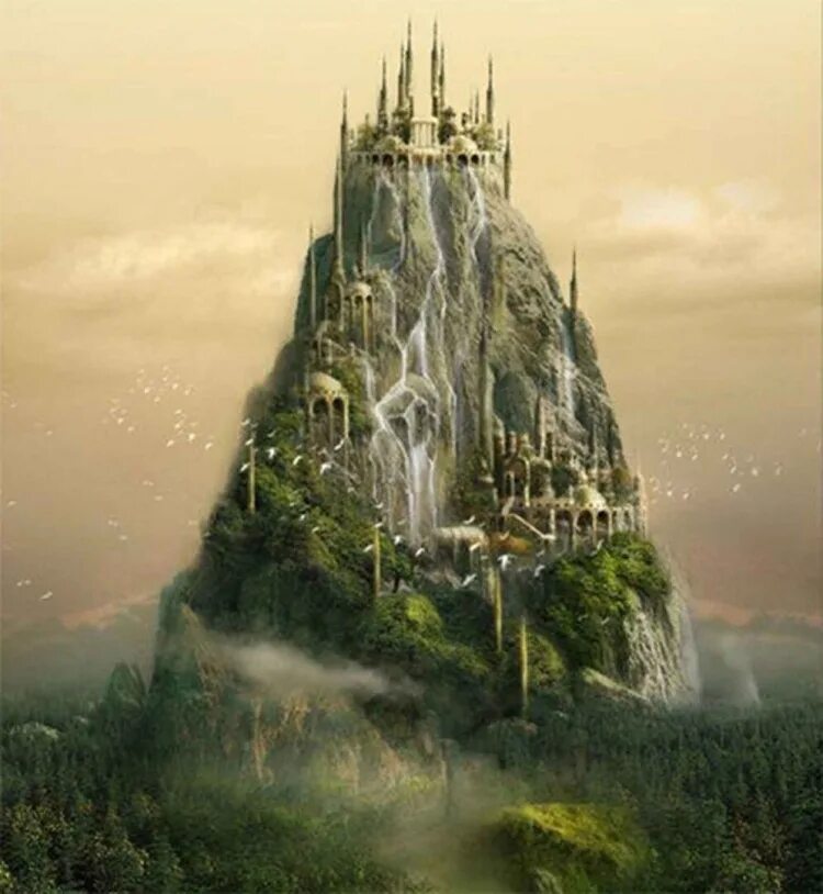 Замок минас моргул. Хоббит дворец трандуила. Дворец колец. Город эльфов днд. Дворец обручальных колец.