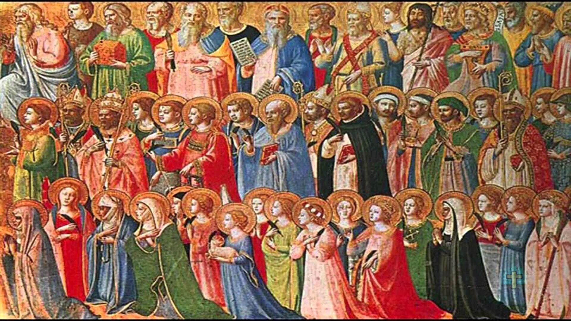 Католический день всех святых (all Saints Day, Hallowmas). Икона всех святых. День всех святых католики картина. День всех святых у православных в 2024