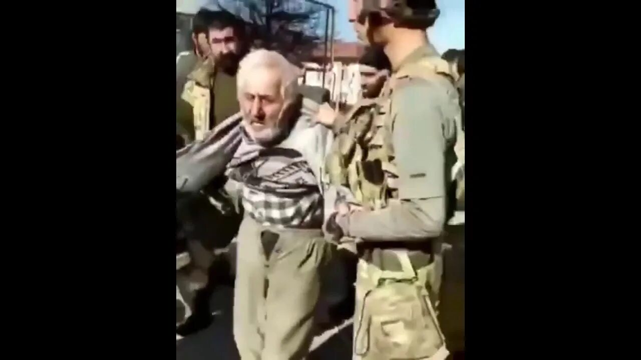 Чеченские старики. Издевательство над армянской военнослужащей. Армян насилуют