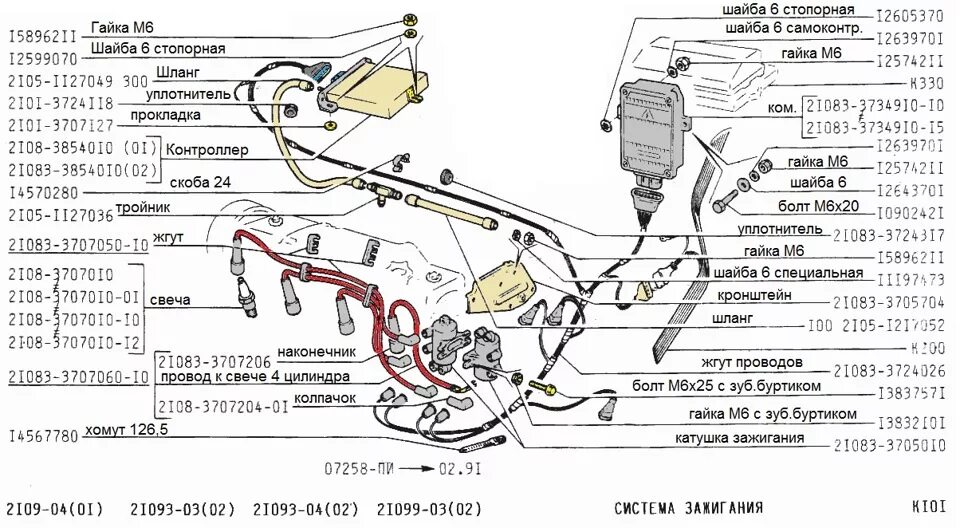 Зажигание 21099 карбюратор. Проводка зажигания 2108 карбюратор. Электрическая схема зажигания ВАЗ 2109 инжектор. Система зажигания ВАЗ 21083 карбюратор схема. Проводка системы зажигания ВАЗ 2108.