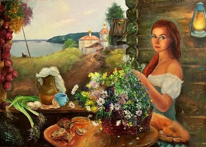 Я ее спас. Медовый спас картины художников. август в живописи известных художников.