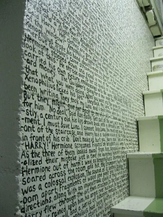 Writing on the wall words