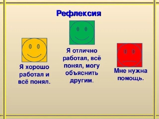 Урок математики квадрат. Карточки для рефлексии. рефлексия квадратики. квадрат 2 класс. метод рефлексии квадрат.