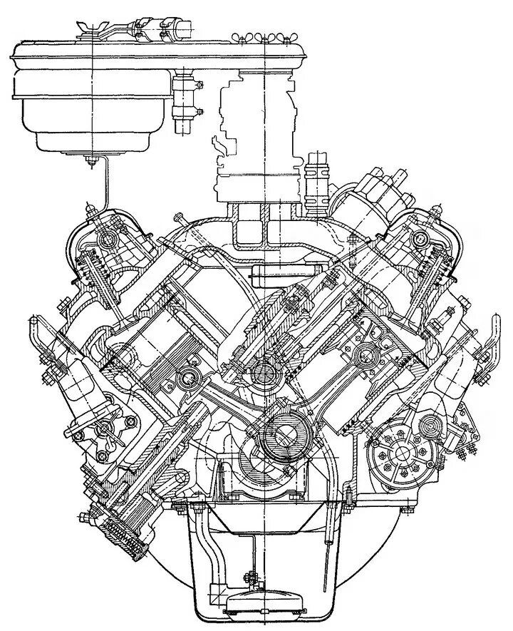 Мотор зил 131. Вентиляция картера ЗИЛ 131. Двигатель ЗИЛ 131 В разрезе. ЗИЛ 131 двигатель чертеж. Двигатель ЗИЛ 130 конструкция.