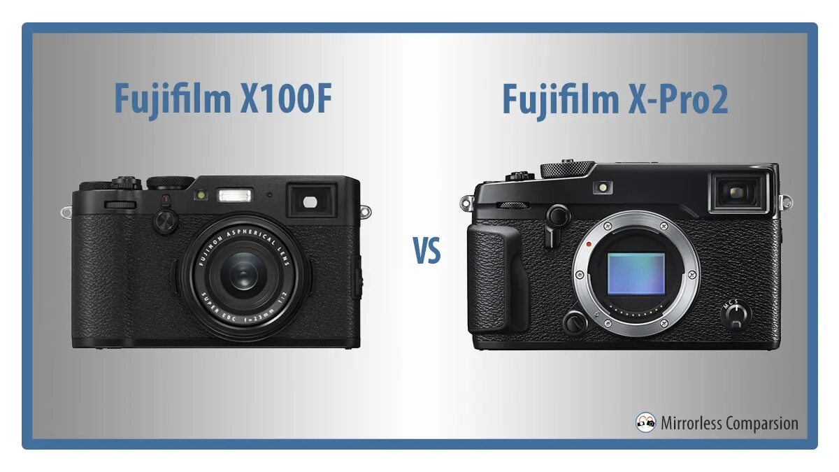 8. I. Fujifilm x100f vs x pro 2. 100 f 2. 8.