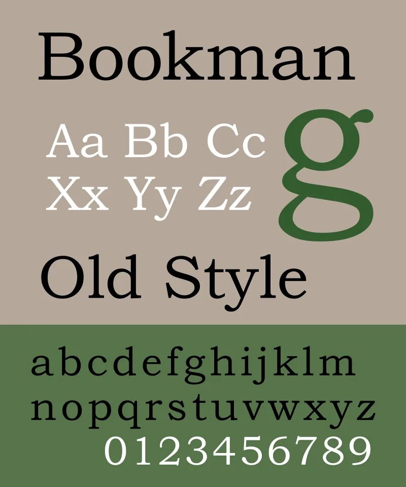 Bookman. Bookman old Style. Way Bookman. Шрифт bookman old