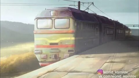 Электричка утром