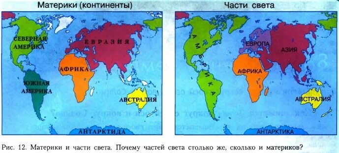 Любая часть света