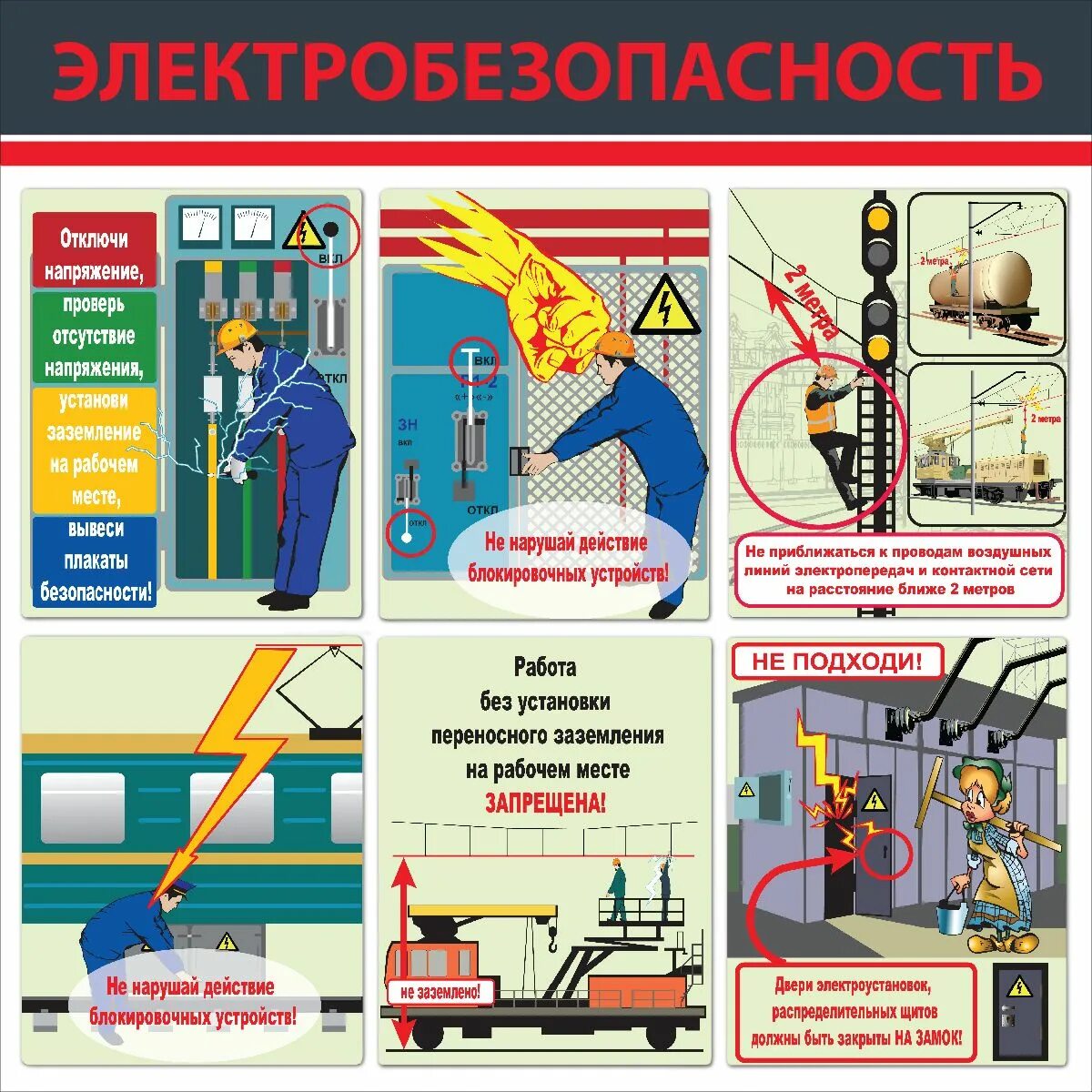 Безопасные условия труда при выполнении работ