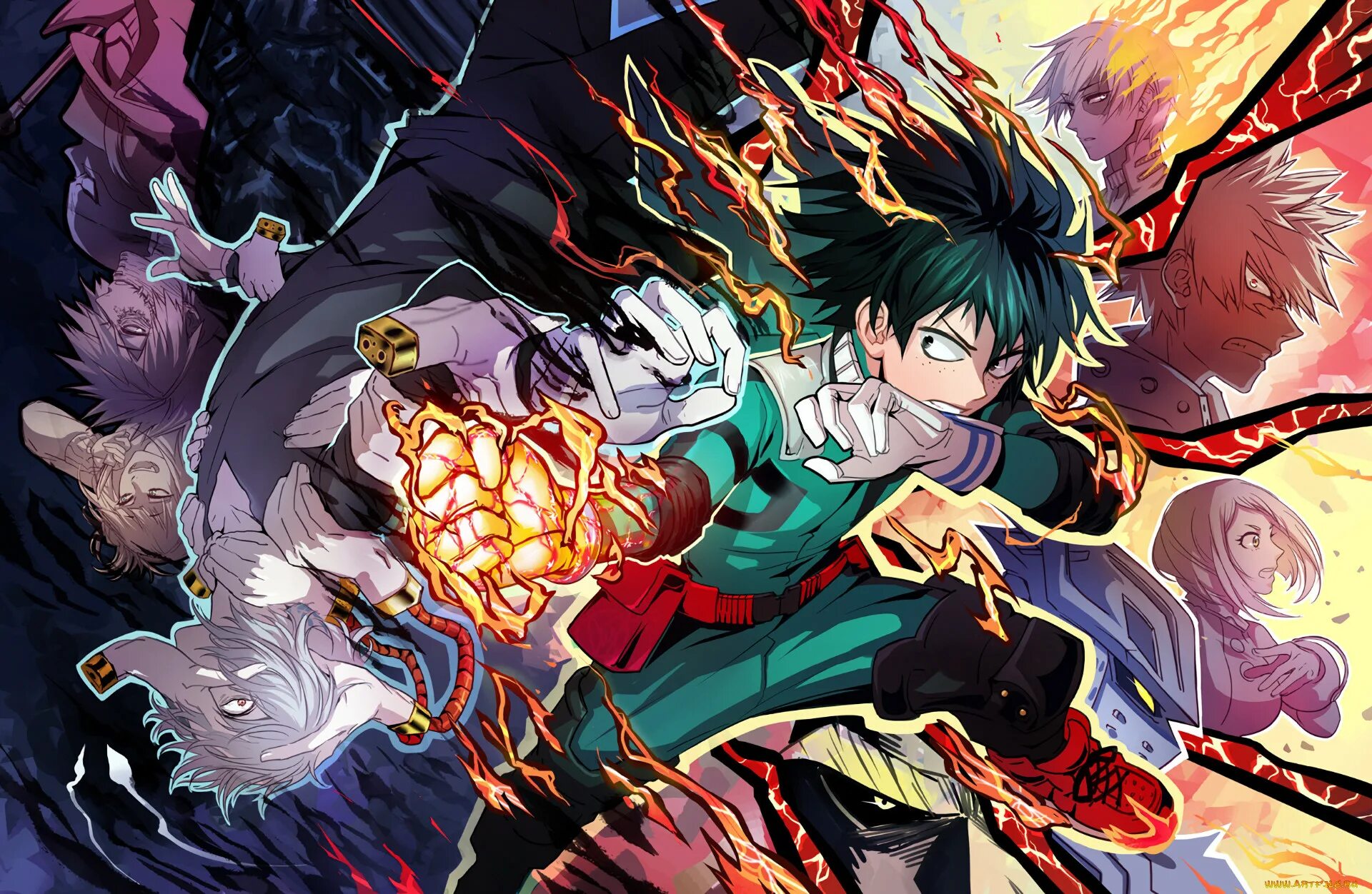 My hero academia art. Аниме моя геройская академия. герои аниме моя геройская академия. мидория 4к. моя геройская академия  boku no hero academia.