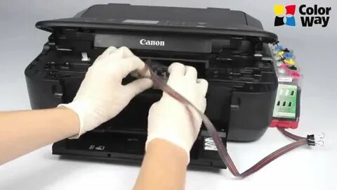 Замена картриджа canon