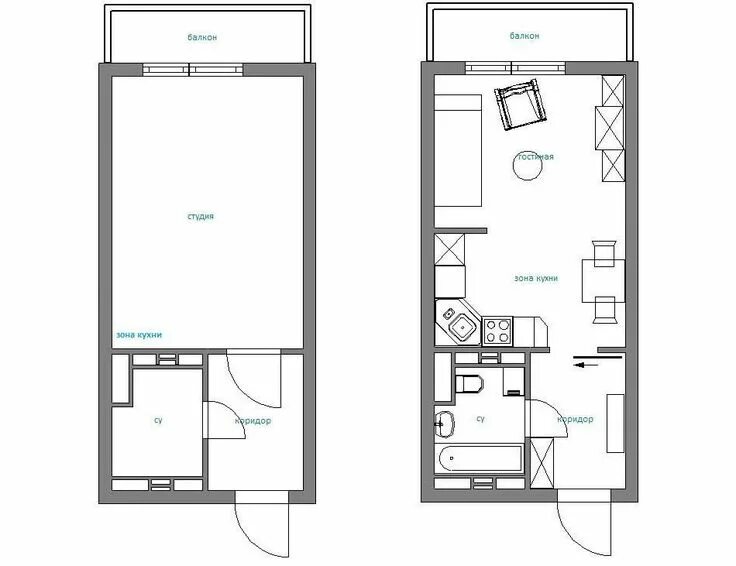 Проект квартиры 15 кв м Pin планировка в квартире 20 кв м on Pinterest Small studio apartments, Vintage