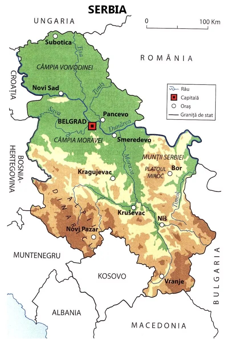 Карта сербии подробная на русском. Сербия с картой!. Физическая карта Сербии. Географическая карта Сербии. Сербия географическое положение карта.