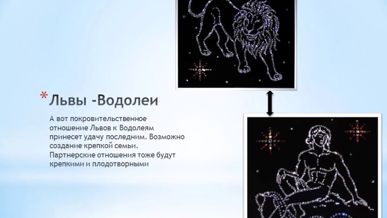 Рамблер гороскоп лев. Знаки зодиака Лев и Водолей. Гороскоп Водолей и Лев. Мужчина Водолей и женщина Лев. Лев и Водолей картинки.