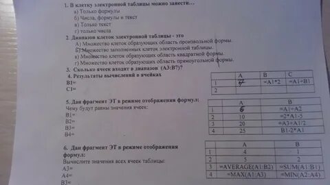 На основании данных таблицы можно