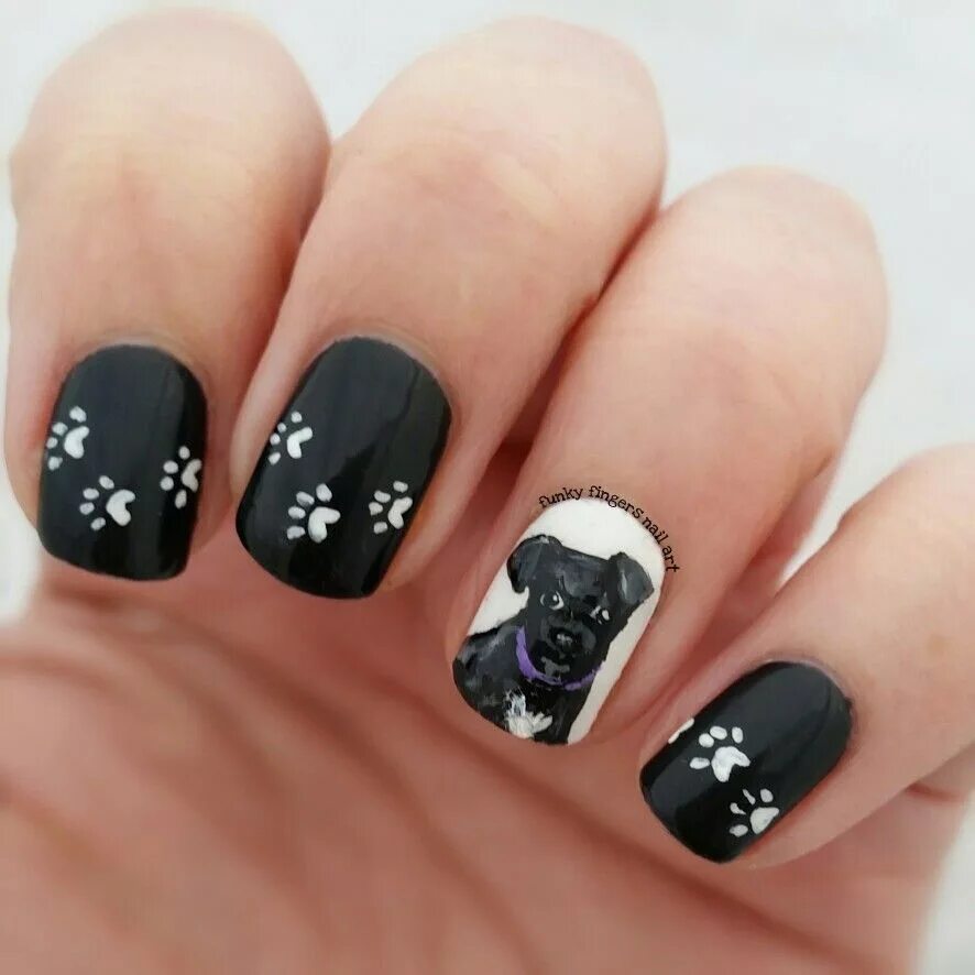 Маникюр дизайн лапка Dalmation design @trendypolish #lolnails #trendy #polish #nails #dalmation Manic