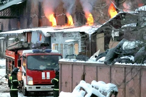 Причина пожара склада