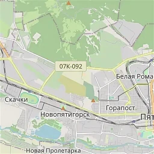 Пятигорск суворовская расстояние