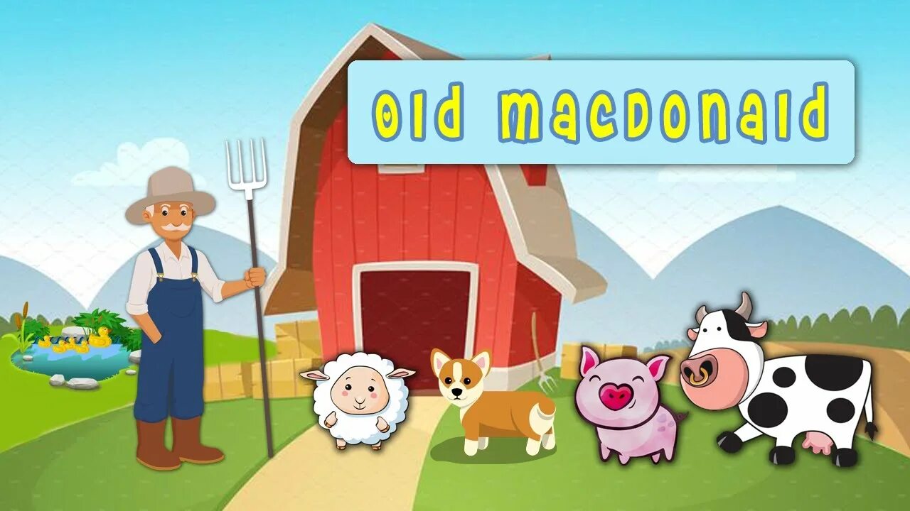 Включи old macdonald. Old MACDONALD had a Farm Nursery Rhymes. Боб поезд у старого Макдональда была ферма. Торт на ферме у Макдональда. Торт у Макдональда была ферма.