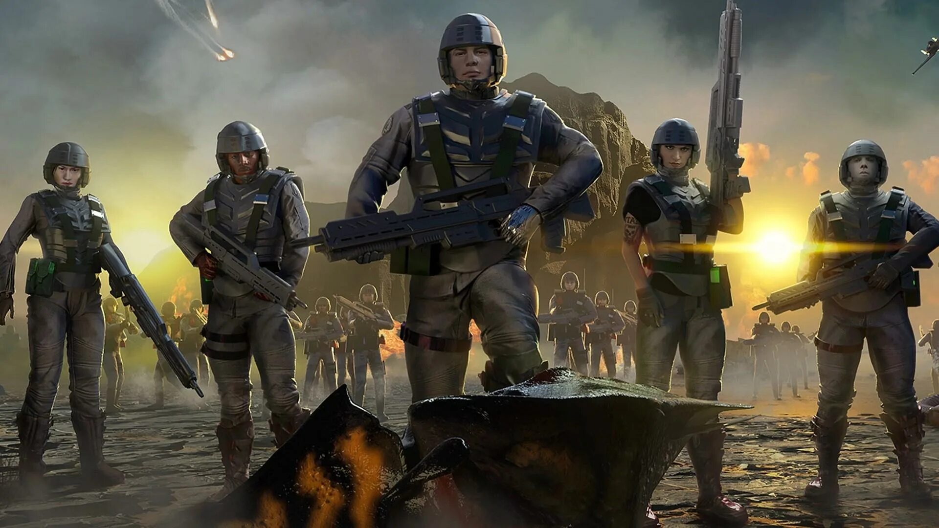 Starship Troopers 2020 игра. Starship Troopers: Terran Command. Стратегия Звездный десант 2020. Звездный десант игра 2021.