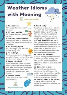 Предложение с weather