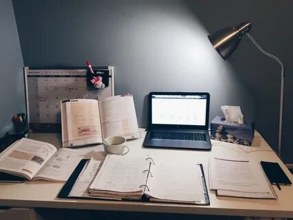 The books on my desk
