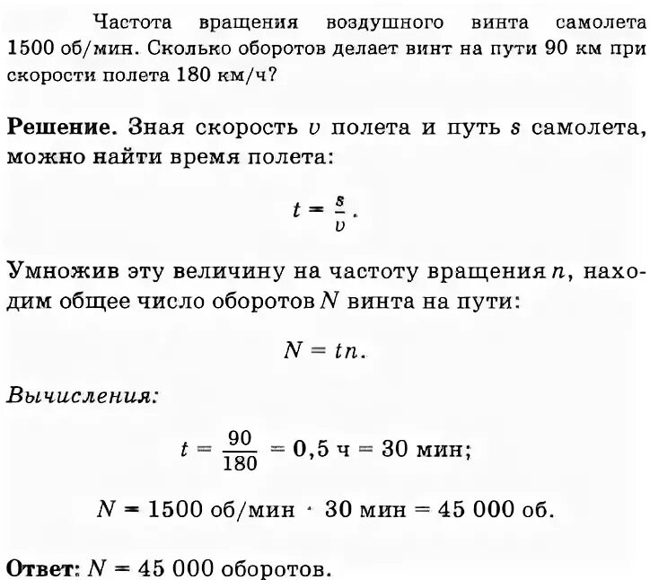 Скорость вращения воздуха