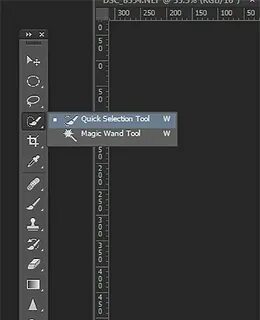 Quick selection tool