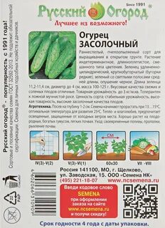 Описание огурцов засолочный