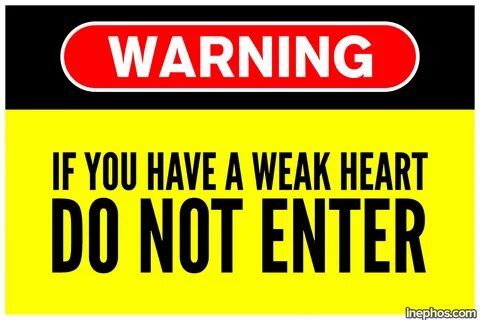 Warning enter