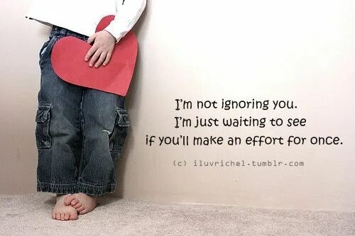 You just wait 1. Just waiting. Make an effort. To make an effort. To waiting.