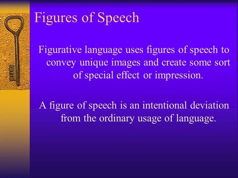 Fill in the correct phrase figurative speech. Fill in the correct phrase figurative speech