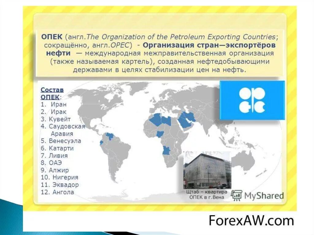 Группировка стран экспортеров нефти. Страны входящие в состав опек. организация стран-экспортеров нефти (опек). организация стран экспортёров нефти кто входит.