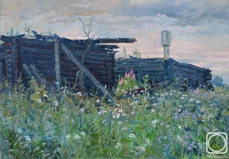 Деревня враги. Художник лукьянов виктор евгеньевич картины. военный пейзаж. сожженные деревни живопись. сгоревшая деревня живопись.