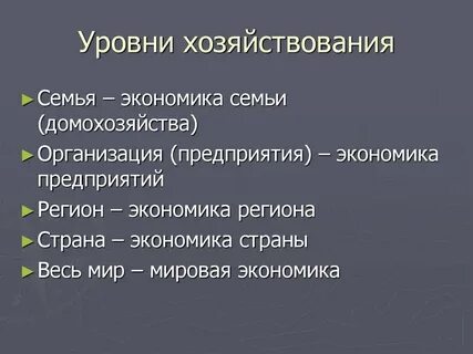 В экономической теории домохозяйства