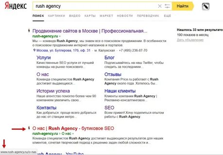 Отличие яндексе