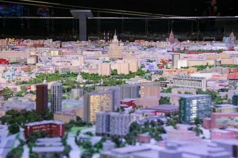 Сиреневая аллея павильон макет москвы