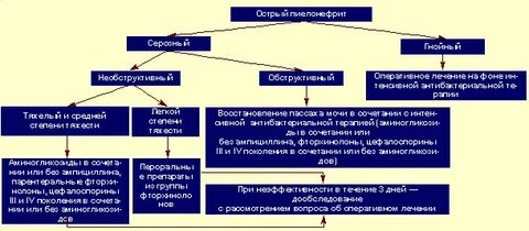 Помощь при пиелонефрите