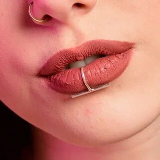 Fake Lip Ring Lip cuff Faux Snake Bites Body Jewelry No Etsy