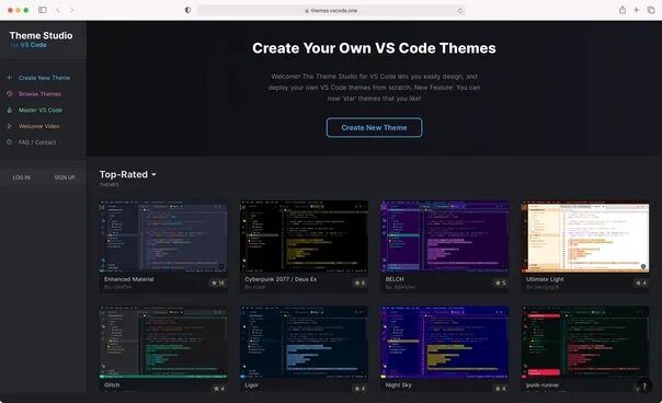 Vscode themes. Красивые темы для vs code. best themes for vscode. theme studio. studio one theme.