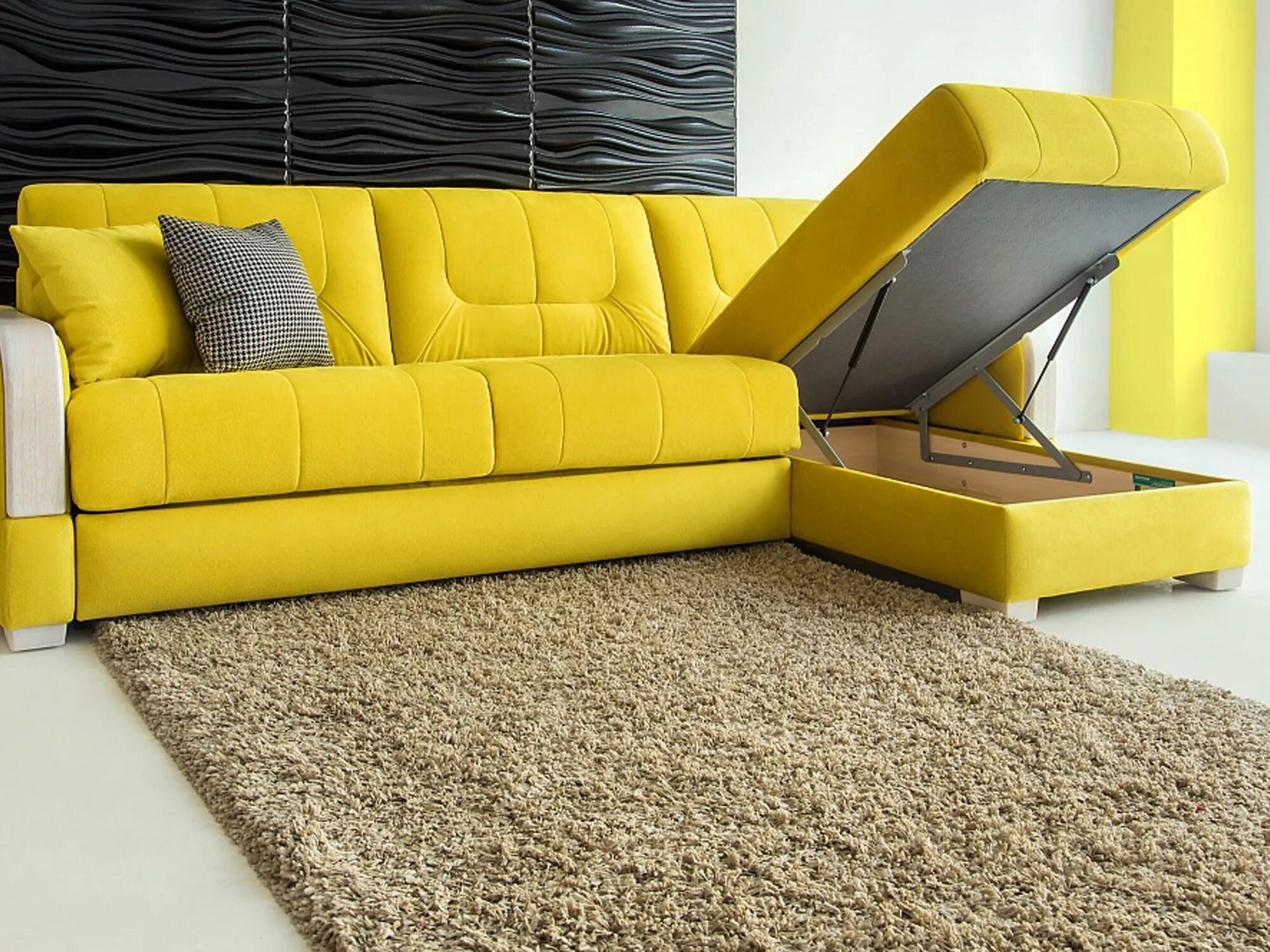 Купить диван. Диван. Желтый диван. Желтый угловой диван. Диван кровать.